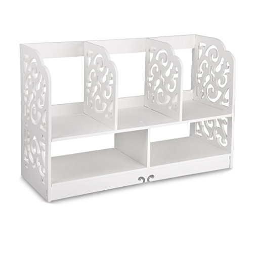 Finether kleines Regal Bücherregal Aufsatzregal Aufbewahrungsregal