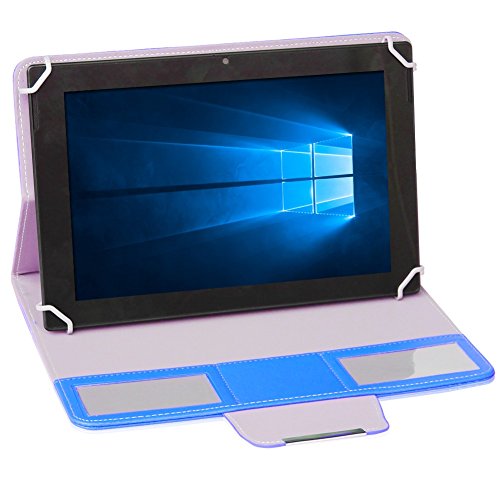 Tablet Tasche mit Ständerfunktion Hülle für Medion Lifetab P9702 X10302 P10400 P10506 P10505 S10366 S10352 Tablet von Schutztasche in Blau Schutzhülle Universal Stand Tasche Etui Cover Case hochwertige Verarbeitung von UC-Express - 2