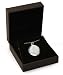 Small Sterling Silver St Christopher necklace. Hallmarked 925. With 18" sterling silver chain.