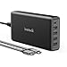 Produktbild Inateck 111W USB C Netzteil mit 87W USB C Anschlüsse und 3 USB A Port(insgesamt 24W), Schwarz