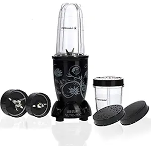 LEE STAR NUTRI-MIX LE-819 Mixer Grinder, 400 Watts, 2 Jars (Black)