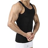 F.Dorla Body Shaper For Men Slimming Shirt Vest Weight Loss Fat Blocker Burner not Pills(Black, XXL)