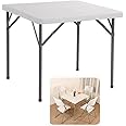 Umatou Plastic table Square table Folding table Foldable Table Camping Table Portable Table