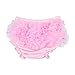La Vogue Baby Girls Boys Ruffle Pants Knickers Bloomers Nappy Cover (S, Pink)
