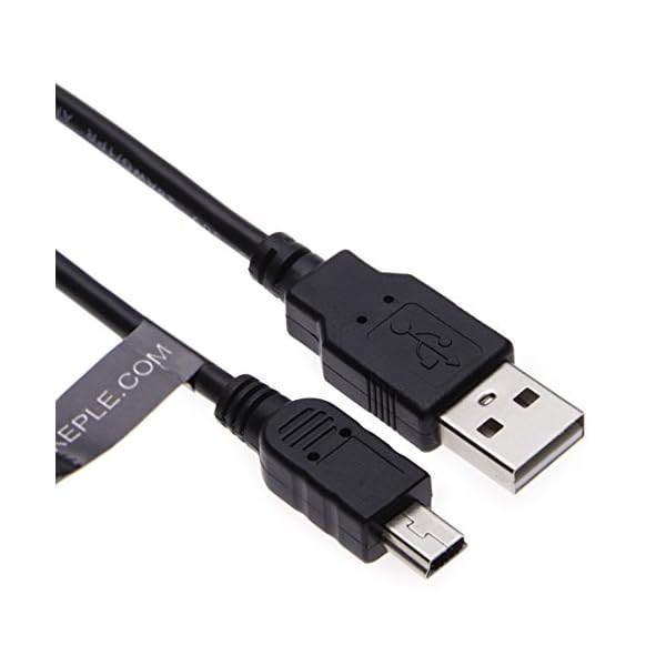 Mini USB Cable Mini USB a USB A 2.0 Macho Transferencia de Datos Cargador Compatible con Canon PowerShot Series: SX60 HS…