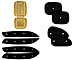 Auto Pearl - Combo Of - Bead Seat Velvet Beige , Car LED Blinking Bumper Protector And Chipkoo Sun Shade Curtain Black Set of 4 RS.1336.00