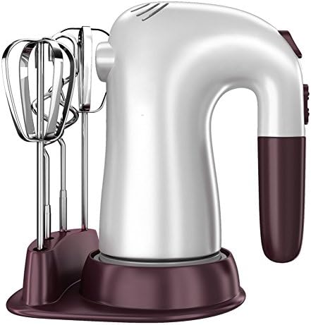 sbfwh Professional 300W Hand Mixer, Black, Includes Chrome Beaters, Dough Hooks, Balloon Whisk + 5 Speed With Turbo Button, 04
