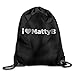 Produktbild Outdoor MattyB I Heart MB Platinum Style Drawstring Backpack Gym Bags School Bag