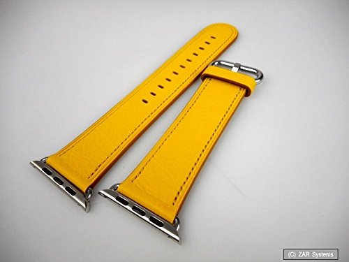 Preisvergleich Produktbild Apple Watch 42 mm klassisches Lederarmband gelborange