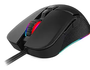 Live Tech Fire Gaming Mouse with Customizable 6 RGB Lighting Mode, 7 Programmable Buttons, Gaming Grade Sensor, 6400 dpi Tracking, Light Weight Ergonomic Design