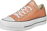 converse canvas all star ox leichtes Textil-Innenfutter Converse Damen Chuck Taylor All Stars Sneaker Elfenbein (Desert Peach/White/Black 000) 37.5 EU