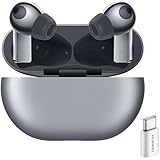 Huawei FreeBuds Pro with Huawei AP52 Adapter, True Wireless Bluetooth Earbuds with Intelligent Noise Cancellation, 3 Micropho