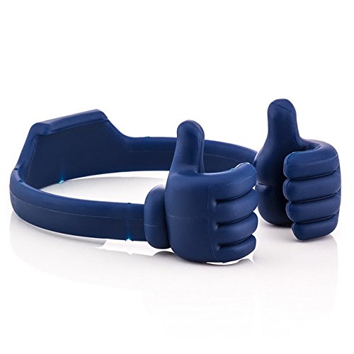 Saxonia Smartphone Tablet Handy Ständer Tisch Halterung universal E-Reader Stand Holder | blau
