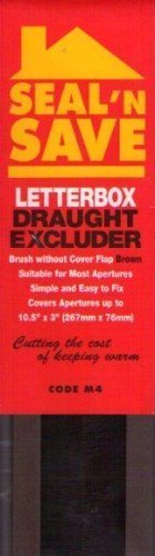Preisvergleich Produktbild Siegel n Save Letterbox Zugluftstopper, Braun