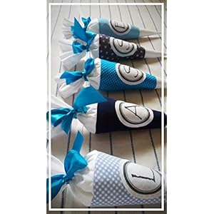 Zuckertütengirlande Einschulungsgirlande Schule Partydekoration Geburtstagsdekoration Namensgirlande Girlande Wimpelkette