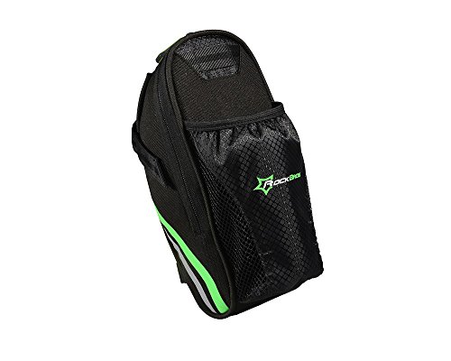 HYSENM Faltbare Satteltasche Lenkertasche Fahrradtasche Triangle Tasche Radtasche Hecktasche Schnellspanner Nylon wasserdicht regendicht kratzfest Fahrrad Rennrad - 3