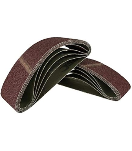 Nastro Abrasivo 75 X 457 Mm, Nastri Abrasivi Misti  3 Grane 80120150240400 Per Levigatrici A Nastro 15 Pezzi 92068635