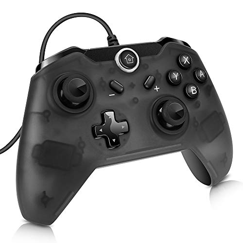 Wetoph Wired Game Controller GX23 Wired Gamepad fr PC / Nintendo-Switch-Konsole Dritteranbieterprodukt-Schwarz Wetoph Wired Game Controller GX23 Wired Gamepad fr PC / Nintendo-Switch-Konsole Dritteranbieterprodukt-Schwarz