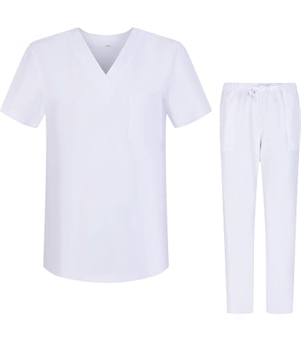 Pigiama Sanitario Anziano Con Doppia Zip Posteriore E Apertura Cavallo - Unisex, Cotone, Taglie Grandi