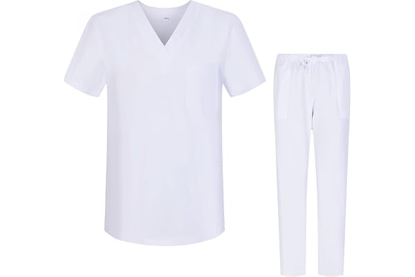 Misemiya - Ensemble Uniformes Unisexe Blouse - Uniforme Médical avec Haut et Pantalon - Ref.6801-6802