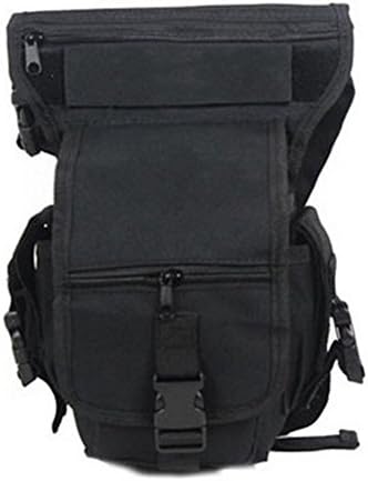 Multi-purpose Leg Waist Tactical Bag for Outdoor Sports Motorcycle (Black)
