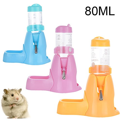 80ml Pink Ferrets Sharewe Hamsters Water Bottle Automatic Water