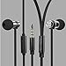 Produktbild Apple iPhone 6, Apple Iphone 6S, iPhoen 5, SE, 5S, Samsung Galaxy A3 2017 - Mega Bass Premium Kopfhörer Headset in Ear in schwarz- Freisprechfunktion Microfon Inkl. 6 Silikon Aufsatz