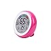 Produktbild BESTOMZ Indoor Temperatur- und Feuchtigkeitsmesser Touchscreen Hygrometer Thermometer (Pink)