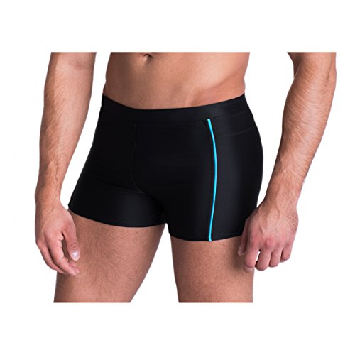 Herren Badehose Kurze Schwimmhose Große Größen Männer Badeshorts Übergrößen Schwarz 4XL 5XL 6XL 7XL 8XL