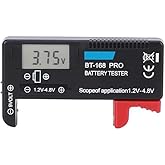 SANEC BT-168 Screen Battery Voltage Capacity Tester 1.2V-4.8V and 9V