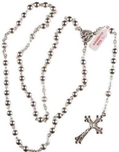 Holy Communion Gift. First Holy Communion Sterling Silver Rosary Beads.Perfect First for a boy or girl.