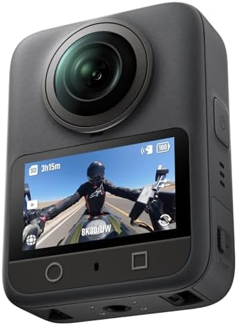 DJI Osmo 360 Combo Standard, Action Cam 360, Videocamera 8K 360°, Foto 120 MP Action Camera 1", 105 GB Memoria Integrata, Impermeabile, Batteria con Autonomia 3 Ore, Leggera e Maneggevole