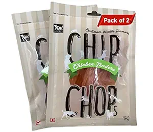 Chip Chops Chicken Dog Treats: Multi Packs in Different Flavours (Chicken Tenders, Pack of 2)