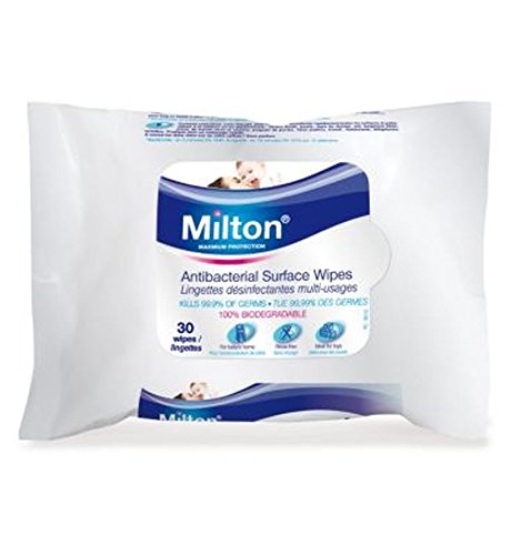 Milton Anti-Bacterial Surface Wipes X30 - Pack of 2