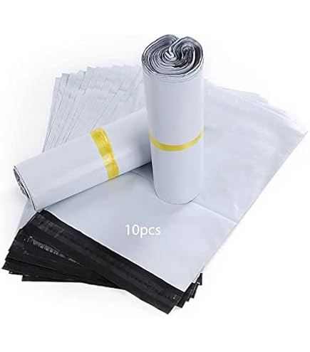 500 Sacchetti Plastica Trasparenti Autosigillanti 22,9x30,5 Cm Con Avviso Soffocamento - Adesivo Permanente