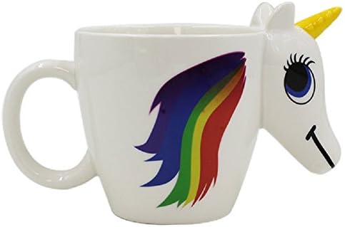3D Heat Sensitive Magic Unicorn Ceramic Color Changing Mug Coffee Tea water Cup Gift