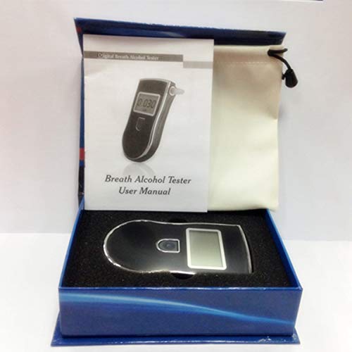 Preisvergleich Produktbild JullyeleDEgant Mini Polizei Alkoholtester Tragbare Professionelle Polizei Digitale Atemalkoholtester Alkoholtester