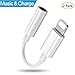 Price comparison product image Luvfun Headphone Adapter for iPhone,[2-Pack] Audio Adapter with 3.5mm Headset Jack (Supporting Music+Audio) Earphone Adapter Headphone Dongle Jack Adapter for iPhone 7/7P/8/8P-White