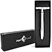 Jagen David ® L5 - Elegant Extra Long Double Edge Razor Safety Razor Fits All Double Edge Razor Blades unique Christmas gift for him - 11.5cm (Silver)
