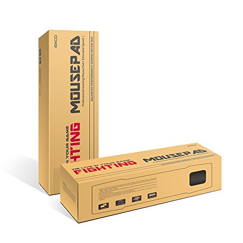 RED DRAGON – EXCO Extra Extended Gaming Mouse Pad , 35 x 12 x 5mm Thick , Large Mouse mat with Smooth Surface and Precise Tracking (Black) (RED) by EXCO - 7