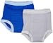 Green sprouts Reusable Organic Training Pants (Royal Blue/Grey, Pack of 2)