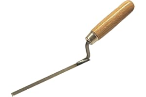 TRADE 4 YOU LTD Strong Finger Pointing Trowel 6 mm - 0.23 inch Spring Carbon Steel Tuck with Wooden Handle (6mm FTCH)