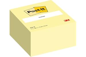 Post-It 636B Karteczki Samoprzylepne, Żółty, 76 mm x 76 mm