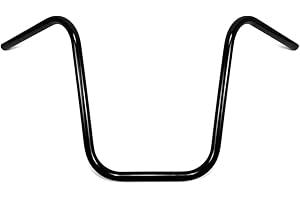 WESTLAND CUSTOMS 7/8 Inch (22mm) Lenker Universell Ape Hanger 38cm Schwarz