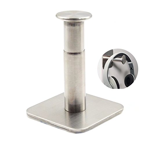 Preisvergleich Produktbild Funkelnden Sterne selbstklebend edelstahl elastisch dehnbar Kopfhörer Aufhänger Haken Monitor Ständer Halterung Headset neben Schreibtisch Wand