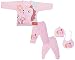 Kuchipoo Winter Wear Baby Set (Pink, 0 to 9 Month) RS.599.00