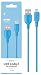 Produktbild Premium Lightning auf USB Kabel Blau mit Metallstecker + Kunstoffmantel 1M,flexibles Lade- und Datenkabel für iphone 6,6+,6s,6s+,7,7+,5,SE,ipad,ipod touch ab Gen 5