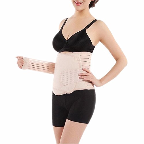 Best Value® Invisible Postpartum Slimming Belly Tummy Stomach Support Belt Waist Corset Cincher Abdomen C-section Girdle Shapewear (Large Size)