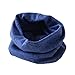 Koly Autumn Winter Baby Boys Girls Collar Scarf Cotton O Ring Neck Scarves Neckerchief (Blue)