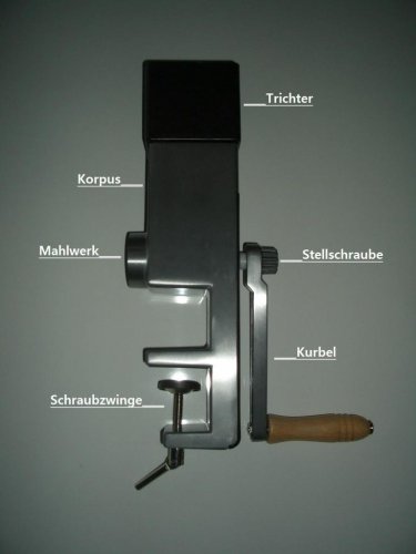 Hochwertige Getreidemühle der Marke Back to Basics - 3